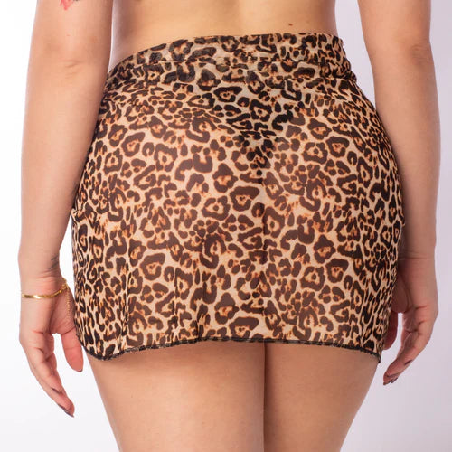 FALDA CORTA TULE ANIMAL PRINT