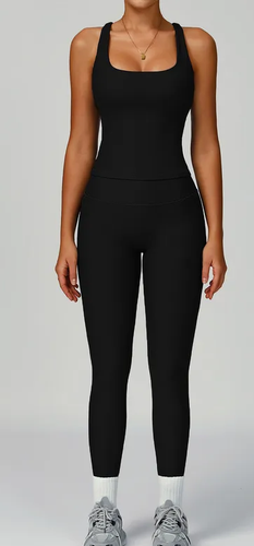 CONJUNTO ELEGANTE CHALECO Y PANTALONES LARGOS