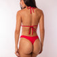 TOP TRIÁNGULO + TANGA ASA DELTA ROJO