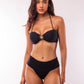 TOP RELLENO METAL + HOTPANT NEGRO
