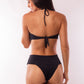 TOP RELLENO METAL + HOTPANT NEGRO