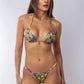 TOP TRIÁNGULO METAL + MINI TANGA REGULABLE LATINA TROPICAL