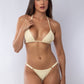 TOP TRIÁNGULO + MINI TANGA REGULABLE OFF-WHITE