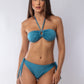 TOP MIL MANERAS + BRASILEÑA LAZO SHINE AZUL TURQUESA
