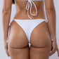 TOP TRIÁNGULO + TANGA SARA MIÇANGA LAZO BLANCO