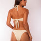 TOP MIL MANERAS METAL + TANGA BRASILEÑA MALAGA OFF-WHITE