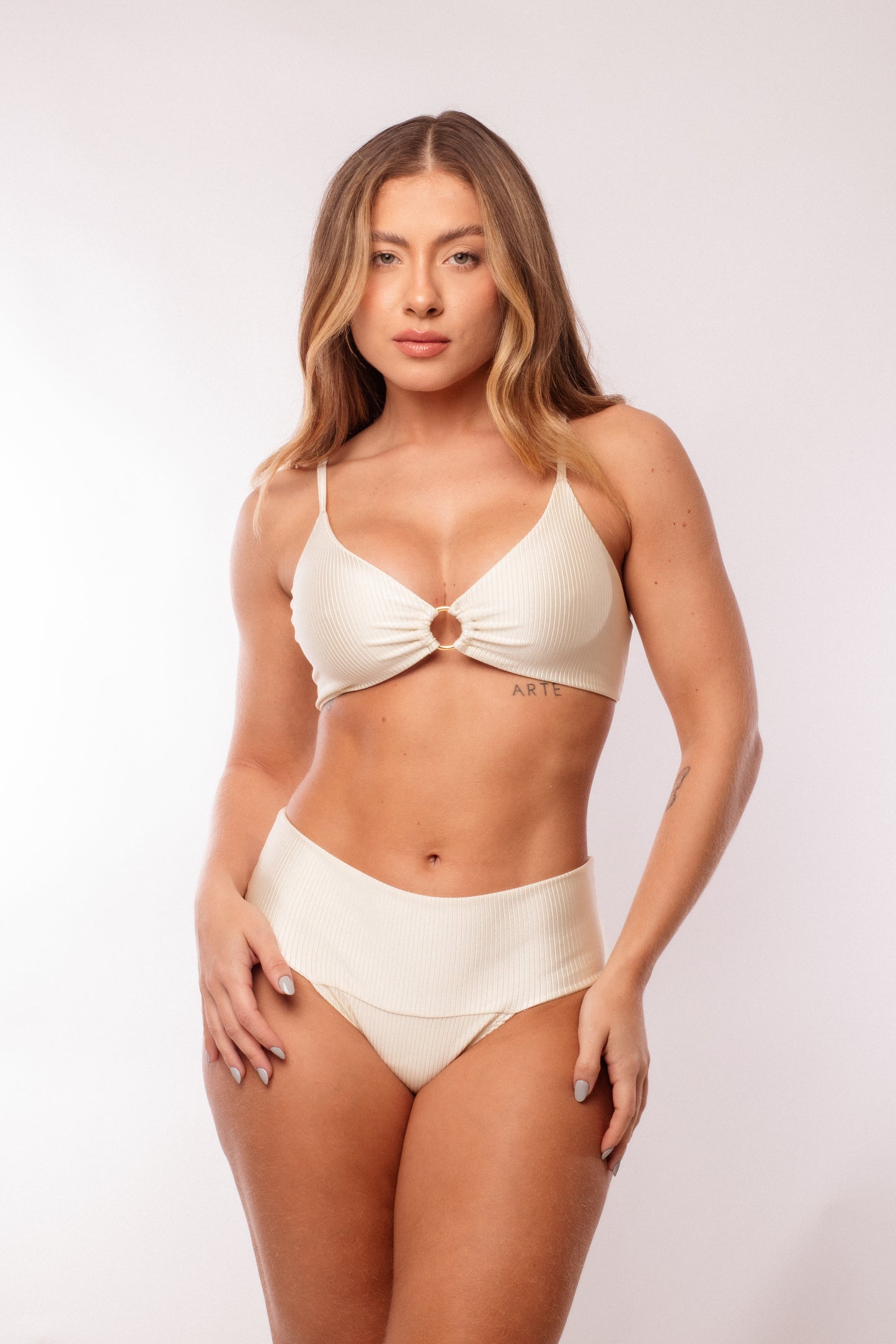 TOP JANA + HOTPANT ÉDEN OFF-WHITE