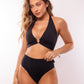 TOP HELENA + HOTPANT NEGRO