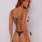 TOP FIJÓ + TANGA RIPPLE AZUL MARINO