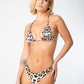 TOP TRIÁNGULO + TANGA ASA DELTA LEOPARDO BEIGE