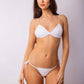 TOP FIJÓ + TANGA RIPPLE BLANCO
