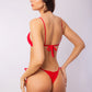 TOP FIJÓ + TANGA RIPPLE ROJO