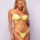 TOP CON ARO WAVE + MINI TANGA REGULABLE AMARILLO