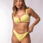 TOP V + TANGA ASA DELTA AMARILLO