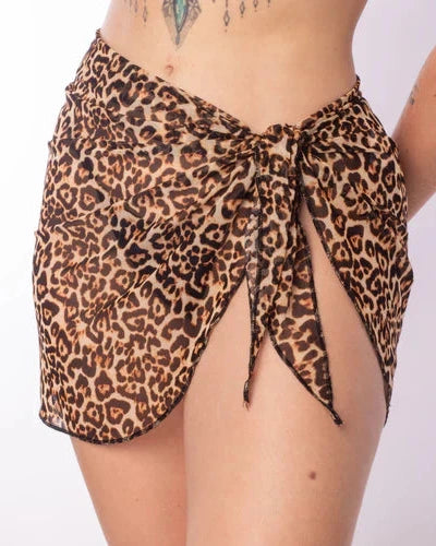 FALDA CORTA TULE ANIMAL PRINT
