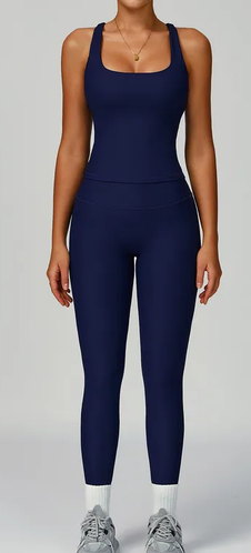 CONJUNTO ELEGANTE CHALECO Y PANTALONES LARGOS