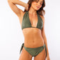 TOP MIL MANERAS + BRASILEÑA LAZO SHINE VERDE MILITAR